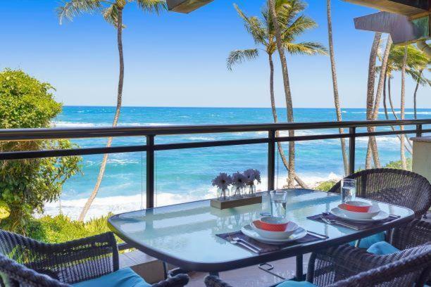 Luxury 2-Story Oceanfront Condo W/ Views & Pool Wailua  ภายนอก รูปภาพ